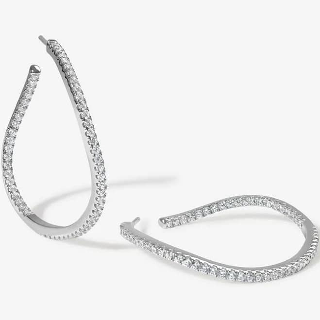 Adorn Luxe Tao Wave Hoops