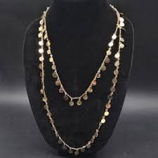Vendome Gold Tone Disc Necklace Chain Vintage Costume Jewelry - Etsy