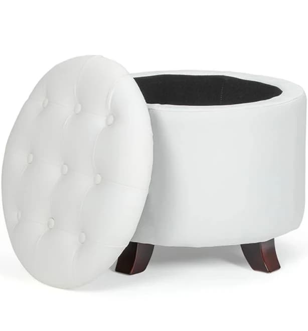 Convenience Concepts Designs4Comfort Round Ottoman