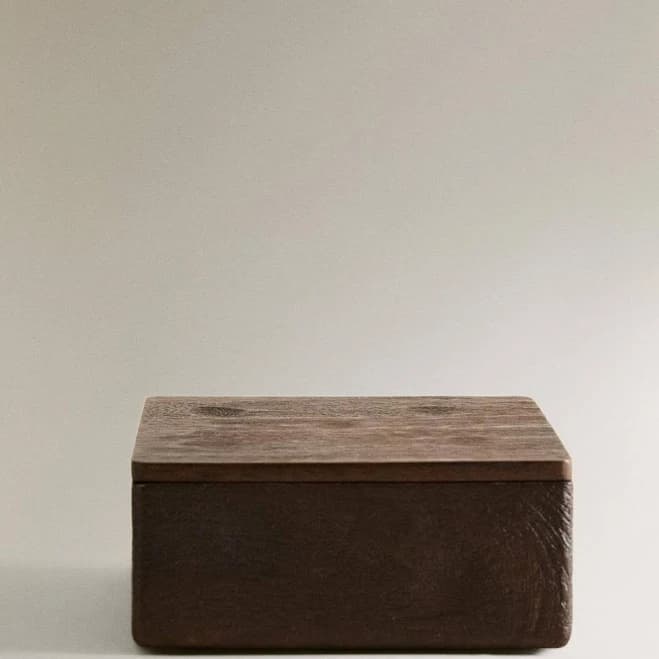 Zara Home Medium Wooden Box with Lid