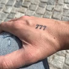 777 tattoo | The Flash Tattoo