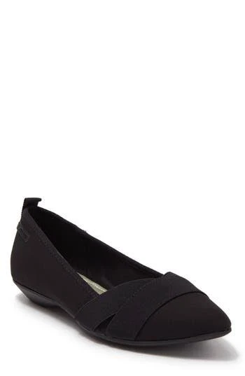 Anne Klein Women's Crisscross Strap Pointed Flats