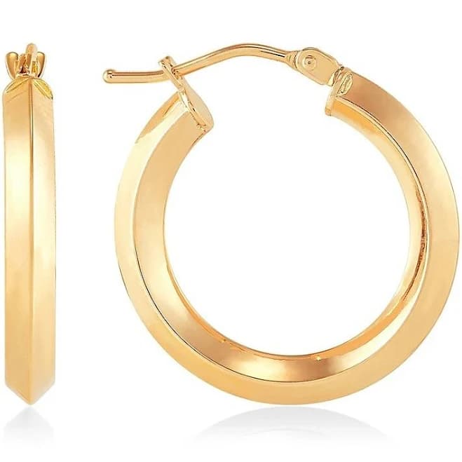 Saks Fifth Avenue 14K Yellow Gold Round Hoop Earrings