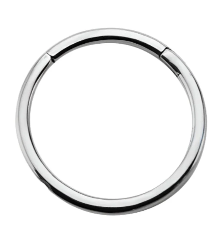 16G & 14G Hinged Stainless Steel Segment Hoop Ring