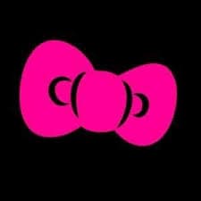 Hello Kitty Bow 226 Window Decal Sticker | Custom Made In the USA | Fast Shipping