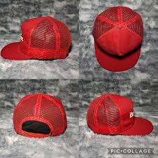 Vintage Budweiser Snapback Trucker Hat Cap Made in... | Depop