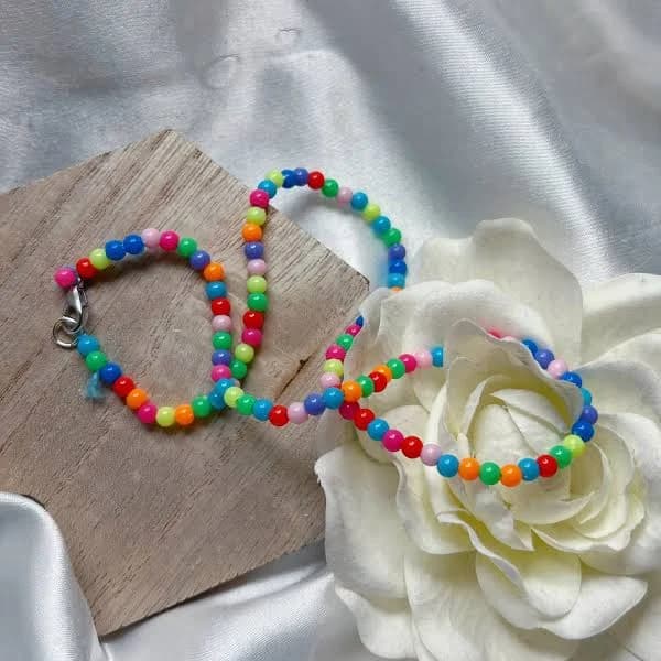 15" Round Seed Bead Necklace