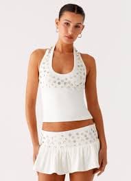 Mia Long Sleeve Top - Ivory – Peppermayo US