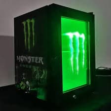 21L Mini Beverage Refrigerator - Portable Light Games Energy Drink Cooler for Home, Garage & Commercial Use
