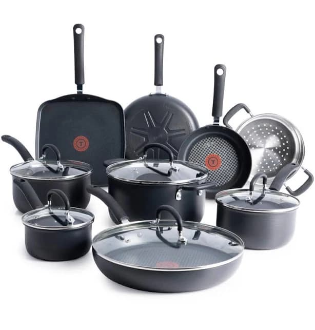 T-Fal Ultimate Hard Anodized Nonstick Cookware Set 14-Piece