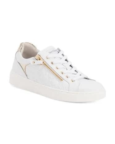Women's Leather Low Top Sneakers