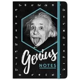 Einstein Genius Notes Nostalgic-Art Notebook
