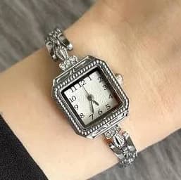 Minimalist Square Steel Watch