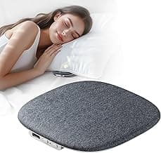 Bluetooth Pillow Speaker-Mini Portable Under Pillow Speaker with Sleep Timer, Wireless Sleep Aid with Stereo Bass Private Sleep Headphones for Side Sleepers-Gray