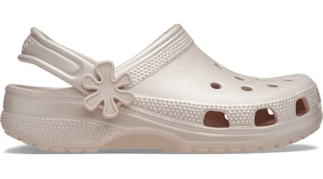 Crocs Kids' Classic Pearl Shine Clogs