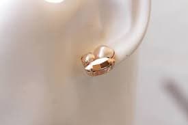 PEACH PEARL EARRING| Rebekajewelry