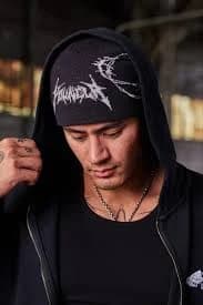 Youngla (Sold Out) - 9025 - Barbed Beanies - Black