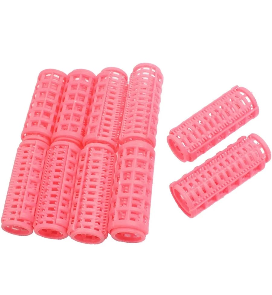 Unique Bargains 10 Piece Plastic Lady Hair Styling Roller Curler