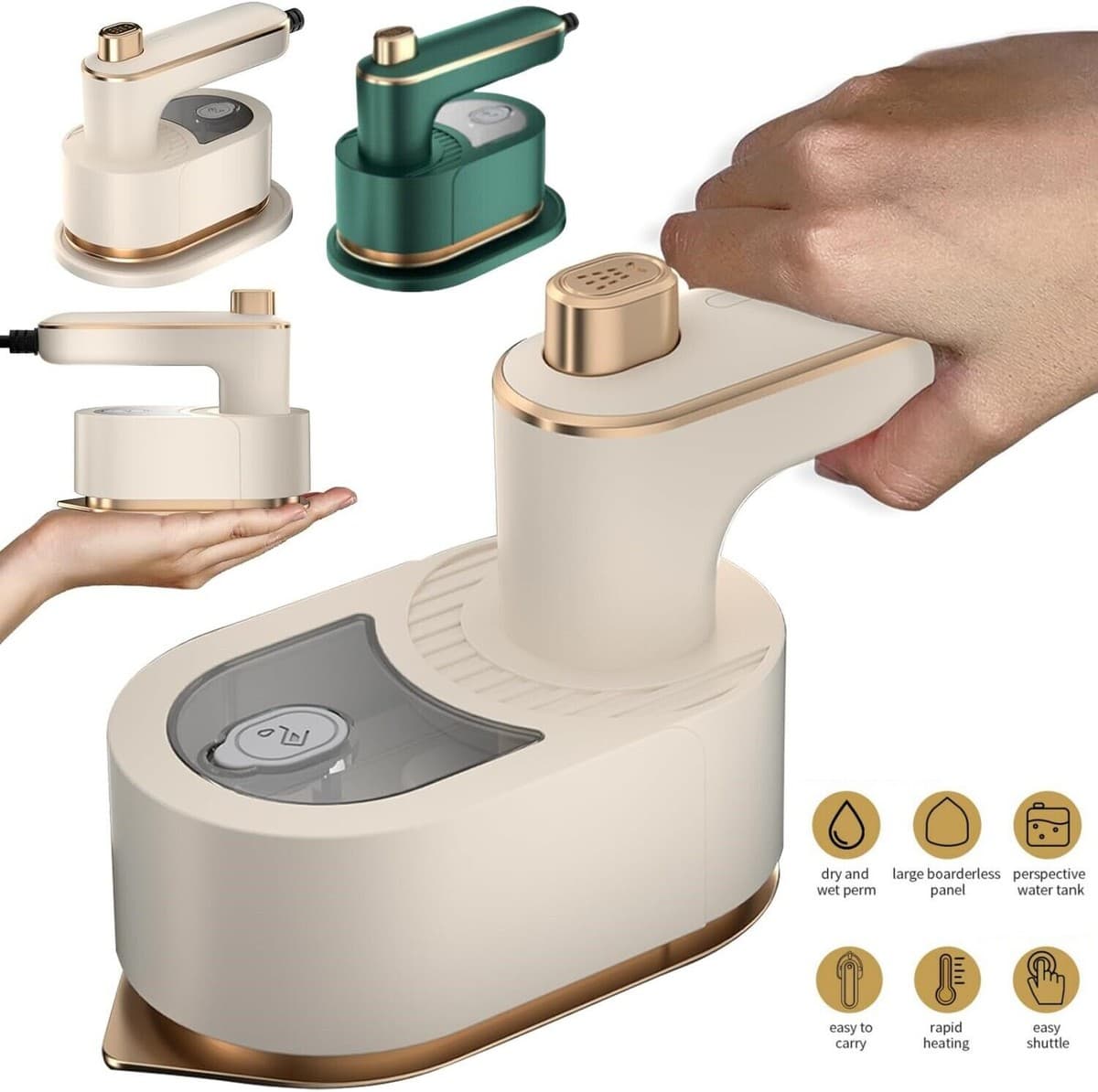 Handheld Portable Ironing Machine Clothes Garment Steamer for GIFT Travel | eBay