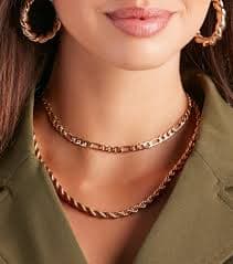 Chained With Style Layered Necklace | Windsor