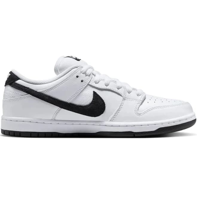 Nike SB Dunk Low Sneakers - White and Black 6