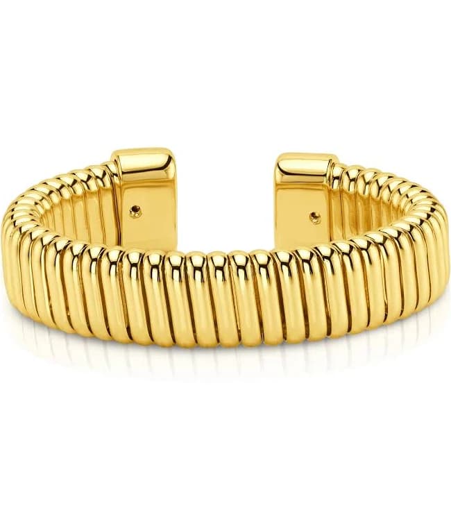 Chunky Ribbed Cuff Bracelet