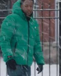 The Chi S06 Jacob Latimore Green Puffer Jacket | Emmett 's Jacket