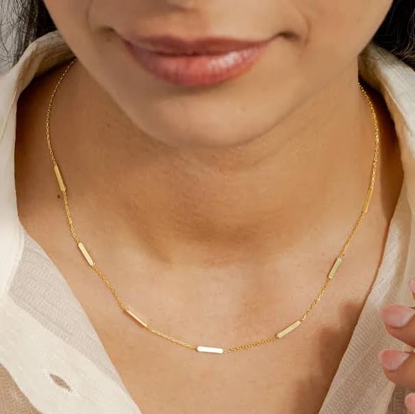 Layered Bar Necklace
