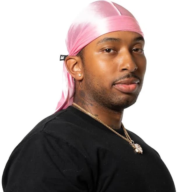 Silky Durag – Perfect Your 360 Waves | Wavy Merch Light Pink Silk