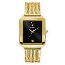 GUESS Men's Rectangular Mesh Watch
