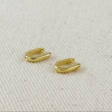 18K Gold Filled Leaves Huggies - Nature-Inspired Elegance – GoldFi