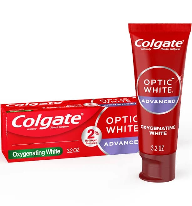 Colgate Optic White Advanced Teeth Whitening Toothpaste