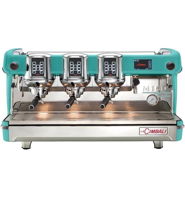 La Cimbali M100 Attiva HDA DT/3 Espresso Cappuccino Machine w/ 3-Group, Automatic, 10-Lt. Boiler