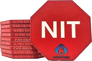 Nit Button Set for Texas Hold'em and Omaha Poker (Pack of 10) - Enhance Your Play with Professional Chips for The Stand-Up Game As Featured on The Lodge and Hustler Live Streams